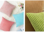 Blausky 1 x pagalvėlės užvalkalas, velvetinis pagalvėlės užvalkalas, dekoratyvinis pagalvėlės užvalkalas, sofos pagalvėlė, ku&scaron;etės pagalvėlė, dekoratyvinis pagalvėlės užvalkalas sofai, foteliui, namams, miegamajam, tamsiai rožinis, 40 x 40 cm