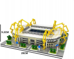 Atomic Building Signal Iduna Park stadionas, Bv Borussia Dortmund. Modelis surinkimui su nanoblokeliais. Daugiau nei 3800 detalių