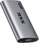 Ssk 2tb i&scaron;orinis ssd kietasis diskas, ne&scaron;iojamas ssd iki 550 mb/s spartus i&scaron;orinis ssd usb 3.2 gen2 usb c ssd, skirtas iphone 15/16/pro, windows, mac, android su led lempute, trim, smart palaikymas