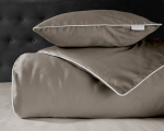 Grynos medvilnės Makosatin patalynė 180x200 C. Beige Taupe Premium