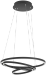 Lubinis &scaron;viestuvas Eglo Mariboo 28,5cm, chromas, pilkos/sidabro atspalviai