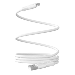 Puro Magnetic 10w Usb-a - Usb-c 1m baltas laidas