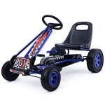 Minamas kartingas su pedalais, 106x59x62 cm, mėlynas
