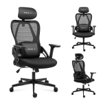 Žaidimų kėdė Huzaro Combat 2.7 black, ergonominė, Nylon Mesh tinklas