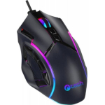 Pelė C-tech Hern&iacute; my Akali, 12800 DPI, RGB ap&scaron;vietimas, USB, Juoda