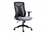 Darbo kėdė Black Red White Ergolex, juoda/pilka