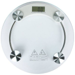 Svarstyklės Elektroninės vonios svarmens 180 kg stiklinės LCD svarstyklės