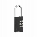 Aliuminė koduota spyna Gerda Alu Code S20, juoda, 3 diskai