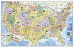 USA Bundesstaaten mit Postleitzahlen 1:12000000: Wandkarte- Poster. Laminiert, bescreib- und abwischbar, besonders rei&szlig;fest, USA Bundesstaaten mit Postleitzahlen 1:12000000: Wandkarte- Poster. Laminiert, bescreib- und abwischbar, besonders rei&szlig;fest
