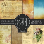 Antique Vintage Scrapbook Paper Pad 8x8 Decorative Scrapbooking Kit Collection for Cardmaking, DIY Crafts, Creating, Old Style Theme, Multicolor Designs, Antique Vintage Scrapbook Paper Pad 8x8 Decorative Scrapbooking Kit Collection for Cardmaking, D ...