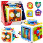 Interaktyvus edukacinis kubas rū&scaron;iuoklis vaikams &ldquo;Activity Box&rdquo;