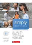 Simply Business B1+ Coursebook: Mit Video-DVD, Audio/MP3-CD und App, Simply Business B1+ Coursebook: Mit Video-DVD, Audio/MP3-CD und App