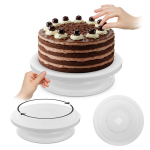 KADAX besisukantis tortų stovas 28cm baltas