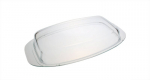 Stiklinis dangtis AMT 04024Z1L2 stačiakampis 40x24 cm su rankena