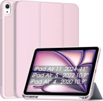 Sonlaryin "iPad Air 11" dėklas 2024 Pink su "Apple Pencil" automatinio žadinimo laikikliu