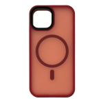 &bdquo;Connect&ldquo; &bdquo;Apple iPhone 15&ldquo; hibridinis dėklas su magnetiniu PC+TPU, raudonas