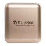 Transcend 4 TB I&scaron;orinis SSD kietasis diskas auksinės rožinės spalvos TS4TESD420G