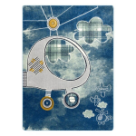 Hakano vaiki&scaron;kas kilimas Tinies Helicopter 120x170 cm