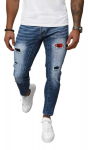 Vyri&scaron;ki mėlynii džinsai Apol NB/MP0050B-64510-36
