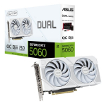 ASUS Dual GeForce RTX 5060 White OC Edition 8GB GDDR7 90YV0N15-M0NA00