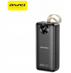 Powerbank AWEI PA-34 30000mAh 65W greitoji įkrova juodas