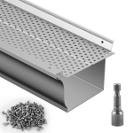 Latakų apsauga su aliuminio filtru, 63 metrai