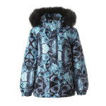 Huppa Berniukų žieminė striukė ANTE, arctic blue pattern