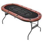 Sulankstomas pokerio stalas 8 žaidėjams