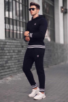 Juodos vyri&scaron;kos sportinės kelnės Ekrek PK4688-64828-XL
