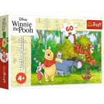Dėlionė Skanus medus Trefl Winnie the Pooh (Mikė Pūkuotukas), 60 dalių