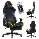 Žaidimų kėdė Huzaro Force 5.7 RGB, juoda