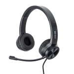 Lindy ausinės 20439 USB Type-C, 20 - 20000 Hz, 1.95 m laidas, binauralinės, juodos, in-line valdymas