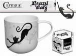 Puodelis Carmani Crazy Cats, 500ml