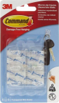 3M COMMAND HOOKS 6 VNT. PLASTIKINIAI KABLIUKAI 17006 3M...