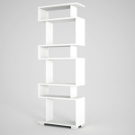 Pastatoma lentyna Kalune Design Blok, balta