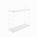 Pakabinama lentyna Kalune Design Armoni 2, balta
