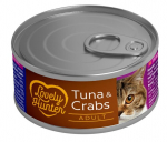 LOVELY HUN suaugusių kačių konservuotas pa&scaron;aras su tunu ir krabais 85 g