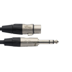 Stagg REAN XLR/f - 6.35mm Jack TRS, 1m