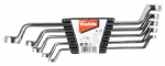 Dvikilpių veržliarakčių rinkinys Makita B-65551, 5vnt