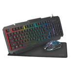 Logilink Gaming-Set, keyboard, mouse and mouspad ID0185 Keyboard, Mouse and Pad Set Wired Mouse included DE Numeric keypad