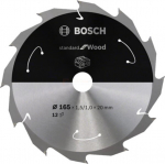 Pjovimo diskas medienai Bosch Standard for Wood 2608837684; 165 mm