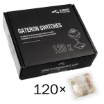 Glorious PC Gaming Race Gateron Clear | Linear & Silent 120 vnt.