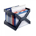 Kartotekinių vokų stovas Durable Carry, juodas