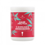 Plaukų kaukė su kanapių sėklų aliejumi Kallos Cosmetics Hair Pro-Tox Cannabis, 1000 ml
