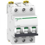 Modulinis automatinis jungiklis Schneider Electric Acti9 iC60N, 3P 16A C 6kA