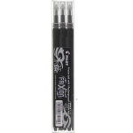 &Scaron;erdelės Pilot Frixion Ball, 0.7 mm, juodos, 3 vnt