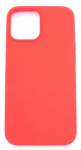 Evelatus iPhone 12/12 Pro Silicon Case with Bottom Bright Red