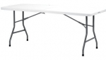 Sulankstomas stalas, 183 x 76 x 73cm, pilkas