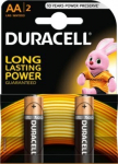 baterijos &scaron;arminės, aa, 1,5 v, "duracell", lizdinė plok&scaron;telė, 2 pakuotės, 42301, basic