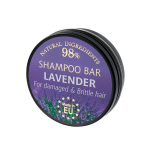 Kietas plaukų ir kūno &scaron;ampūnas "lavender" (in aluminium jar) Saules Fabrika, 60g